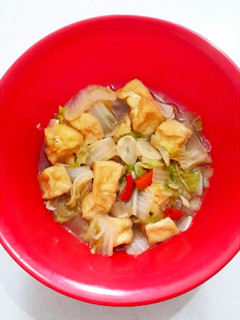Foto resep Tumis Sawi Putih Tahu (Simpel Bgt) ✅