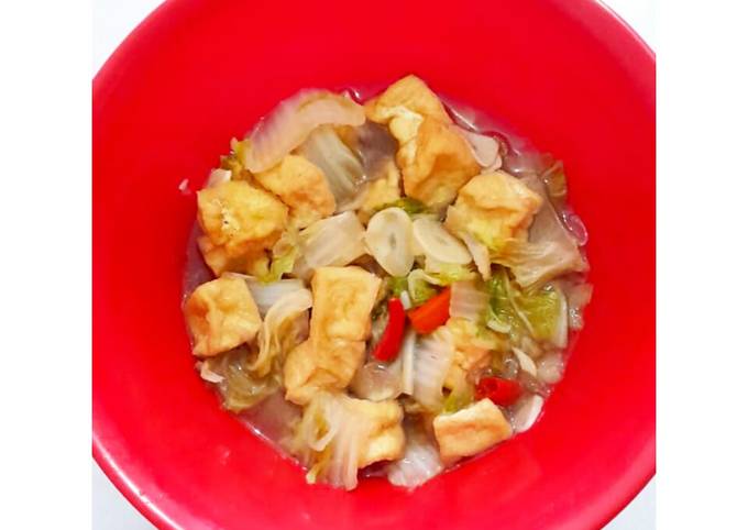 Resep Tumis Sawi Putih Tahu Simpel Bgt Oleh Nur Cahyo Susilo Cookpad