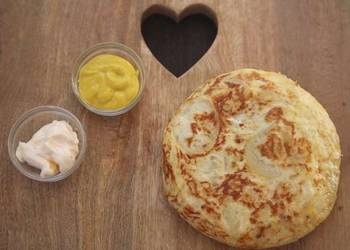 Popular Cuisine Spanish potato omelette Delicious Nutritious