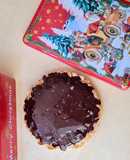Torta turrón saludable de almendras y chocolate con sal marina en escamas 🍫 low carb 🤶🏻 4 ingrediente