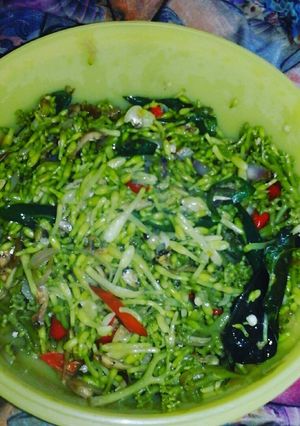 Foto resep Oseng kembang pepaya,teri medan