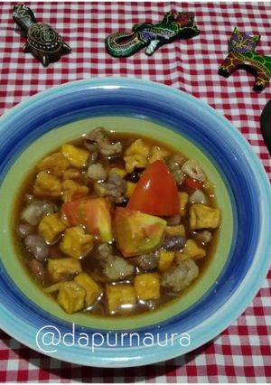 Foto resep Asem-Asem Tetelan Tahu Pong & Kacang Merah #BikinRamadanBerkesan