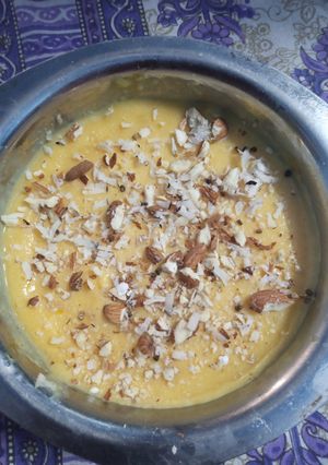 मैंगो आइसक्रीम(mango icecream recipe in hindi) रेसिपी मुख्य फोटो