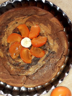 عکسی از دستور کیک خرمالو