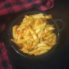 A picture of Penne Arrabiata.