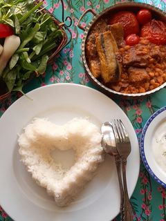 عکسی از دستور خورش قیمه بادمجان