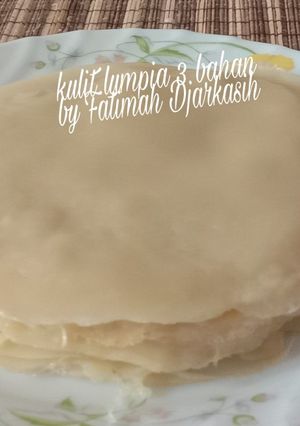 Foto resep Kulit Lumpia 3 Bahan
