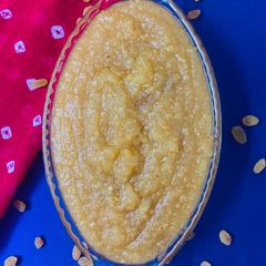 A picture of Moong Daal Halwa.