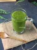 Green Smoothies Mangga dan Daun Beluntas