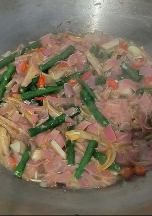 Foto resep Tumis Kecombrang Teri Kacang Panjang Pedas Simpel Mantab!