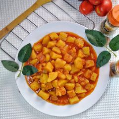 A picture of Sweet potato porridge.