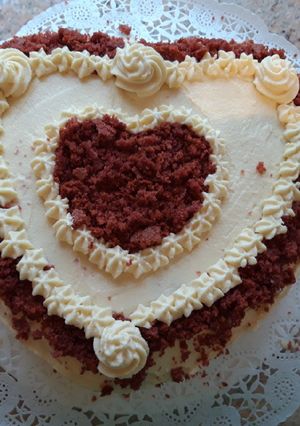 Vörös bársony torta / Red velvet/ recept fotója