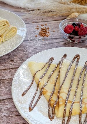 Une photo de L'inratable recette de pâte à crêpes