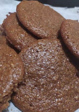 Φωτογραφία της συνταγής Vegan μπισκότα με βρώμη και κακάο