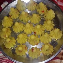 A picture of Motichoor Modak.