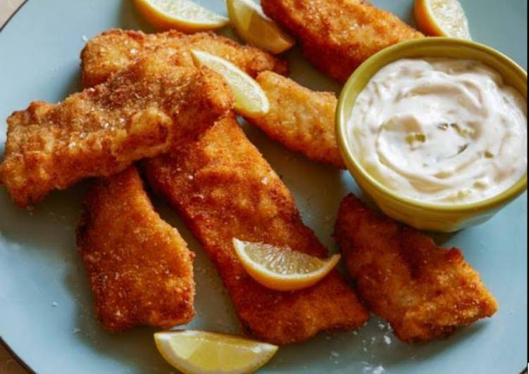 Simple Way to Make Super Quick Homemade Finger Fry Fish