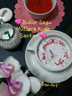 Foto resep Bubur Sagu Mutiara Kuah Santan