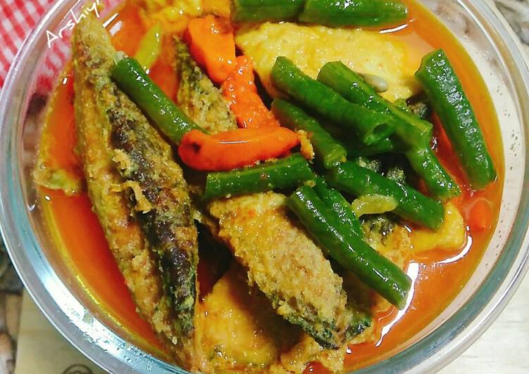 Gulai Ikan Tongkol, Tahu dan Kacang Panjang