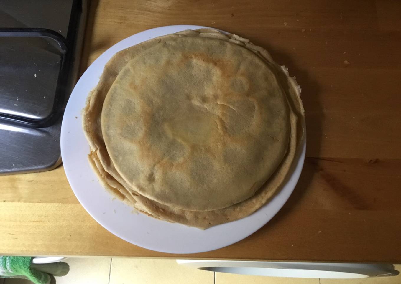 Crepés o tortitas saludables con harina de espelta (sin azúcar)