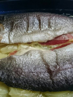 Una foto de Trucha a la Navarra en tupperware. Bychusmi