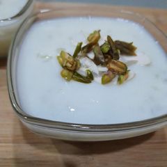 A picture of Sabudana kheer.