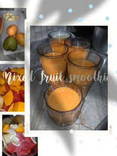 A picture of Mixed fruit smoothie.