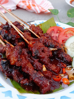 Foto resep Sate kambing bumbu kacang