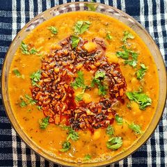 A picture of Double Tadka Butter Beans.
