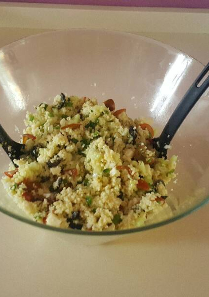 Una foto de Ensalada de cous cous