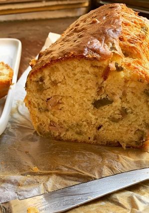 Une photo de ☆Cake Olives et Poulet☆