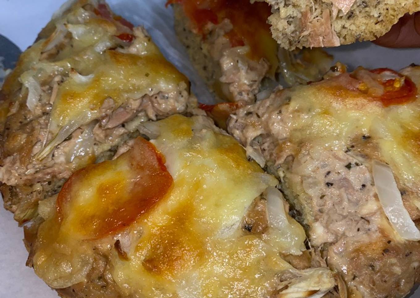 Keto Tuna Melt Pizza