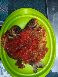 Foto resep Ikan bawal goreng sambel