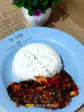 Balado sapi geprek