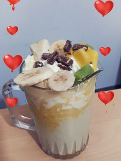 صورة لوصفة كوكتيل طبقات 😍😍