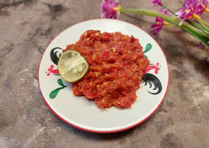 Sambal Sere (sambal terasi khas Bali)