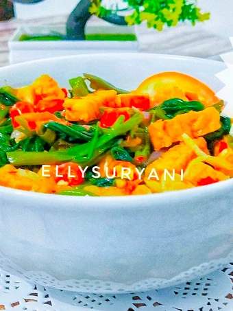 Langkah Mudah untuk Menyiapkan Resep Kangkung Tempe Tumis Saos Tiram yang Enak Banget Anti Ribet, Menggugah Selera