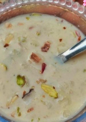 A picture of Custered Apple Phirni.