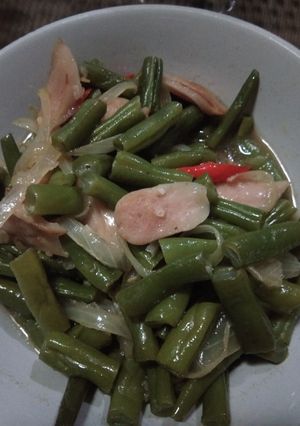 Foto resep Tumis Buncis Sosis #142
