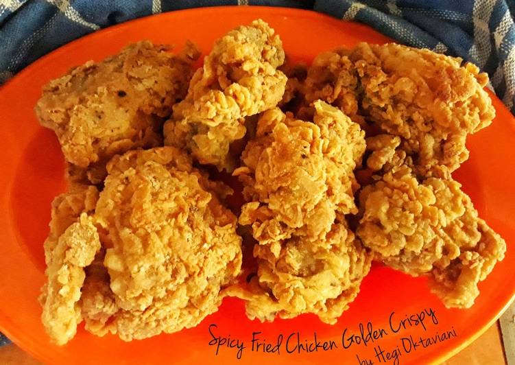 Spicy Fried Chicken Golden Crispy