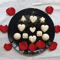 A picture of Paneer Rose Hearts ❤️.