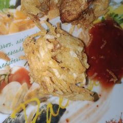 Potatoes chicken pakora A picture of Potatoes chicken pakora.