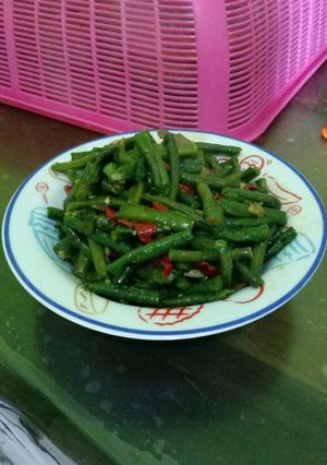Foto resep Oseng kacang pedes