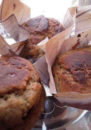 Una foto de Muffins🍮 de banano🍌🍯!!!
