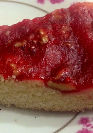 Una foto de Kuchen de ciruela, canela y nuez