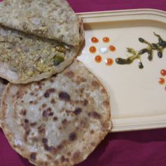 A picture of Chickpea Stuffed Paratha.