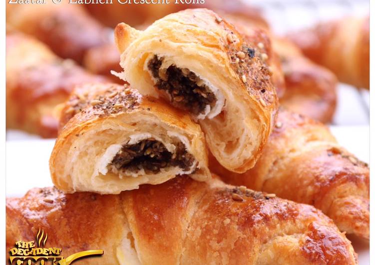 Simple Way to Prepare Homemade Zaatar And Labneh Crescent Rolls