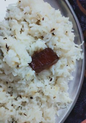 A picture of Jeera rice.