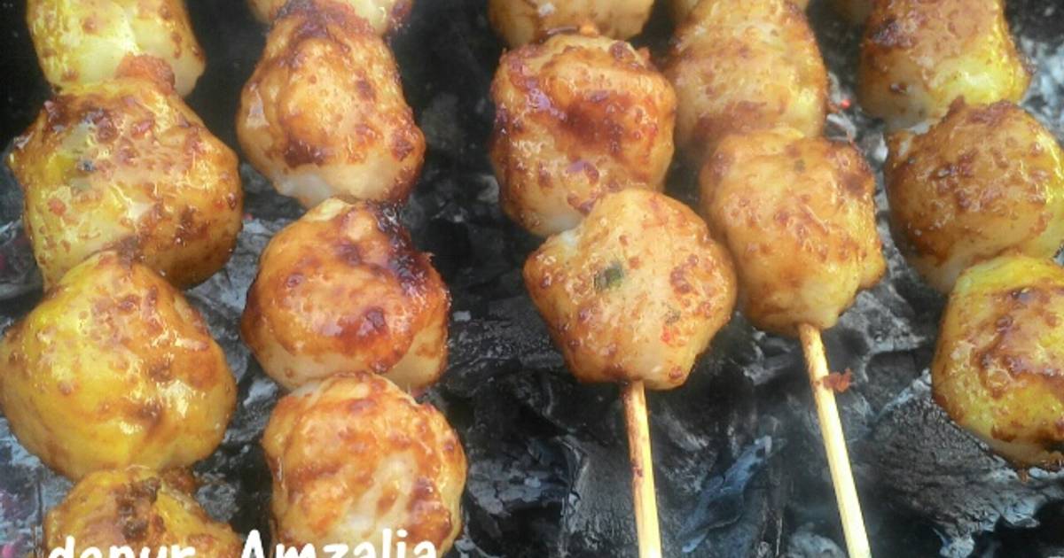 Resep Bakso Tusuk Bakar Oleh Emi Amzalia Cookpad