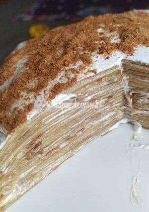 Foto resep Mille crepe milo