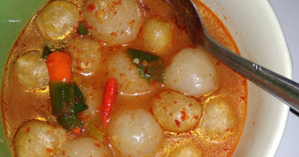 Resep Bakso Aci Pedas Oleh Ummu Raufa Cookpad